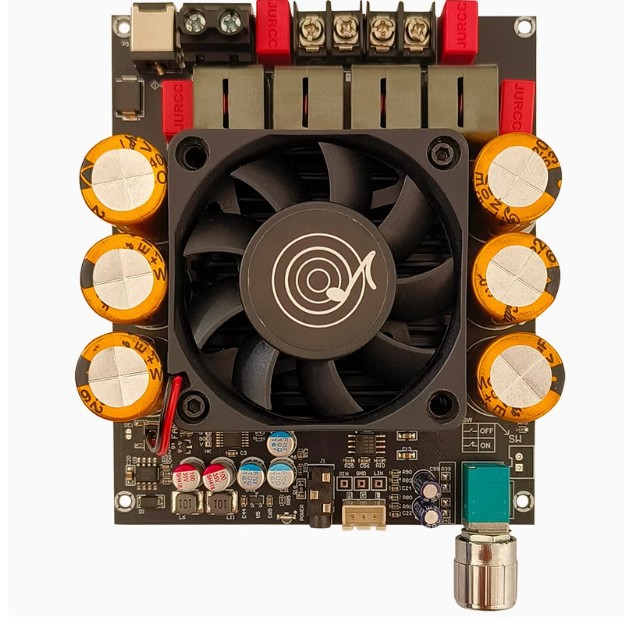 ZK-6002 pure post-stage power amplifier board 2.0 stereo with high and low tone 600W 600W TPA3255