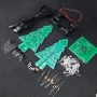 Three-Color Christmas Tree Digital Internship DIY Kit, Colorful Stereo Led Flash Parts, Creative Christmas Gift