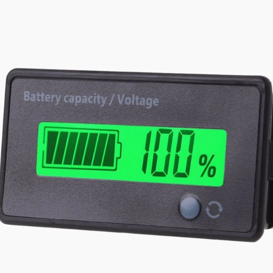 12V24V48V60V72V Car Lead-Acid Battery Lithium Battery Power Indicator Dashboard Power Meter