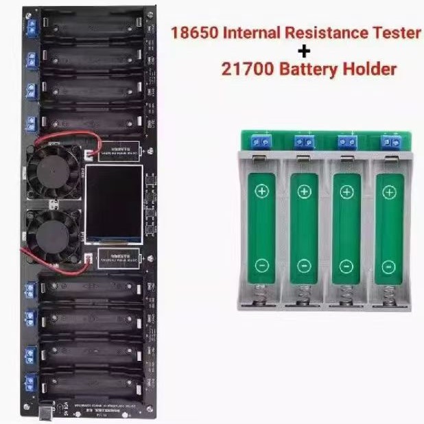 18650 Lithium Battery Capacity Tester Type-C Port 8-Channel 3.7V Lithium Battery Capacity Internal Resistance Detector