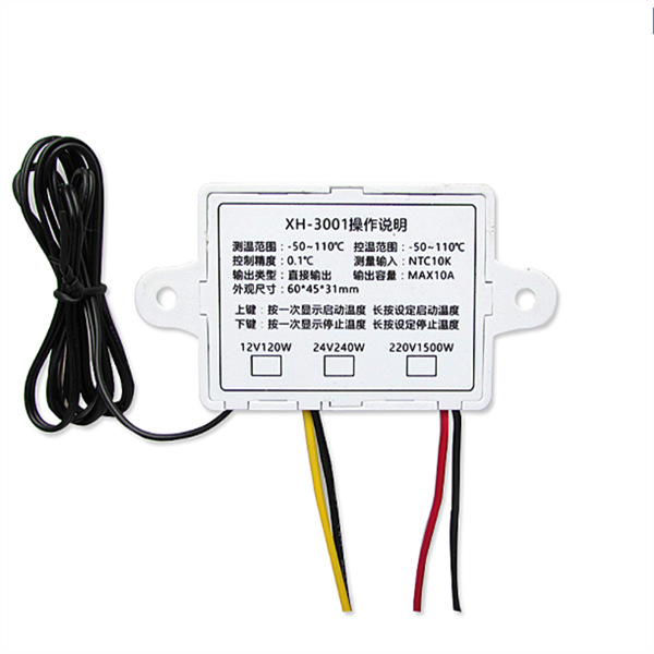 XH-W3001 digital thermostat temperature switch microcomputer temperature controller temperature control switch temperature control
