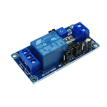Power-on delay relay module disconnect function 5V12V delay circuit board