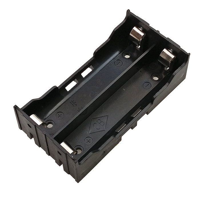Original high quality 18650 double pin battery box two 2 battery holder