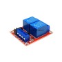 Red board 2-way relay module with optocoupler isolation support high and low level trigger Development Board