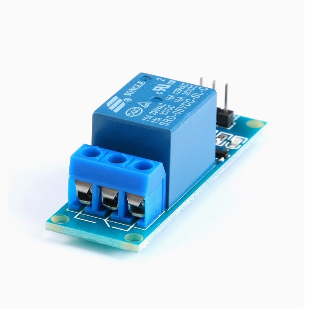 1-channel 5V 12V relay module with optocoupler isolation relay microcontroller expansion board low level trigger