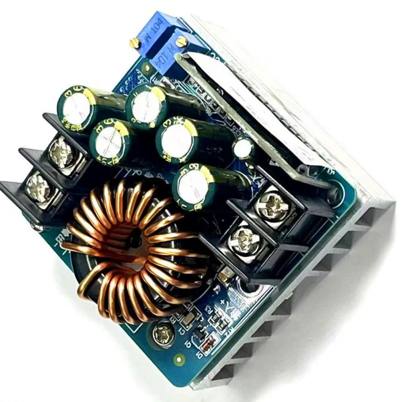Dc-Dc 400W 15A Step-Down Converter 10V-60V to 0-45V Constant Voltage and Constant Current Adjustable Power Supply Module