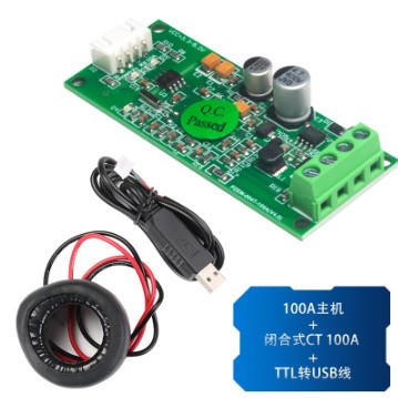 Pzem-004T Brand Ac Voltage Current Power Frequency Electrical Energy Communication Module Module Ttl Serial Communication