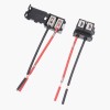 Ceramic H7 Lamp Holder Socket Elbow H7 Bulb Lamp Holder Pure Copper Wire Ceramic Car Headlight Socket Bulb Socket