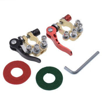 Car battery clamp modified battery connector Terminal porous wiring clip quick release battery pile head