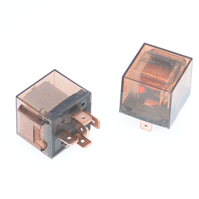 Car Relay 80A Car Waterproof with Indicator Light Relay Car Modified Headlight Relay Durable