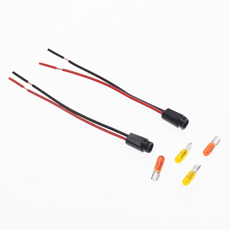 Car instrument bulb T5 socket 12516 lamp bulb holder rice bulb socket t5 instrument bulb socket t5 lamp holder