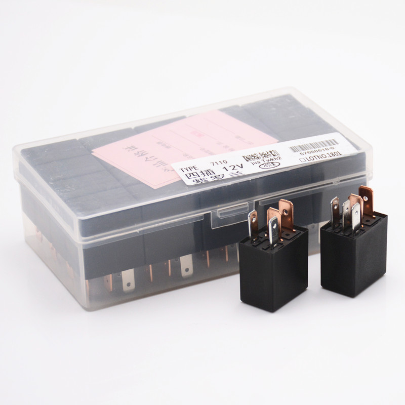 汽车继电器12V40A 继电器紫罗兰继电器40a车用改装继电器24V40A